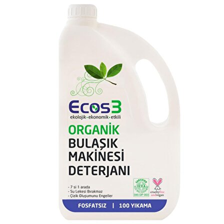 Ecos3 Sıvı Elde Yıkama Deterjanı 2500 ml 