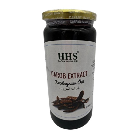 HHS Saf Keçiboynuzu Özü Katkısız Harnup Özü Carob Extract 635GR