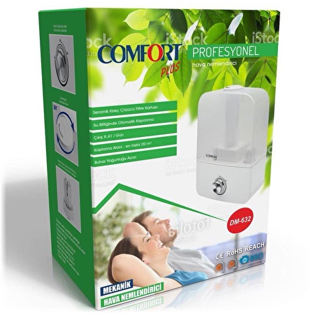 Comfort Plus DM-632 Oda Nemlendirici Ultrasonic Soğuk Buhar Cihazı