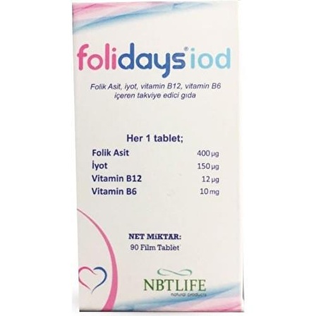 Folidays İod 90 Tablet