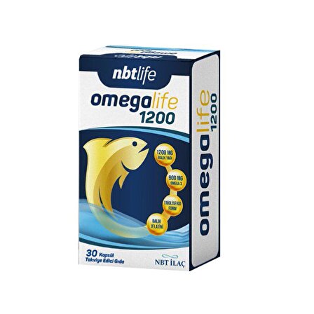 Nbtlife Omegalife 1200 30 Kapsül