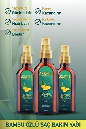 Axwell Premium Bambu& Keratin Saç Bakım Spreyi- 100ml