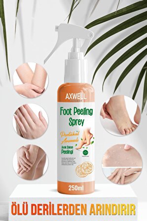 Axwell Premium Portakal Aromalı Ayak Bakım Peeling Spreyi 250ml