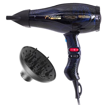 Ventoso V5 Exclusive İyonik Profesyonel Saç Kurutma ve Fön Makinesi Streapy Vigolu