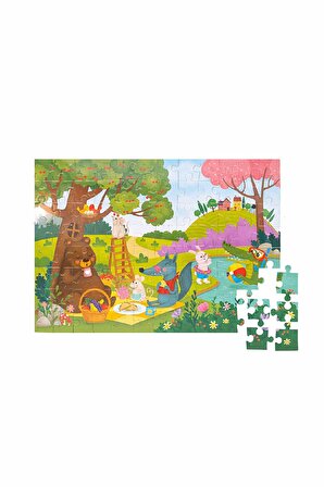 Eolo Hayvanlar 96 Parça Çocuk Puzzle
