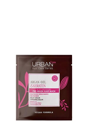 Urban Care Argan Oil & Keratin Duş Öncesi Saç Bakım Maskesi 50 ml