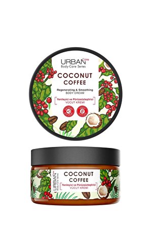 Urban Care Coconut Coffee Yenileyici ve Pürüzsüzleştirici Vücut Kremi 200 ml