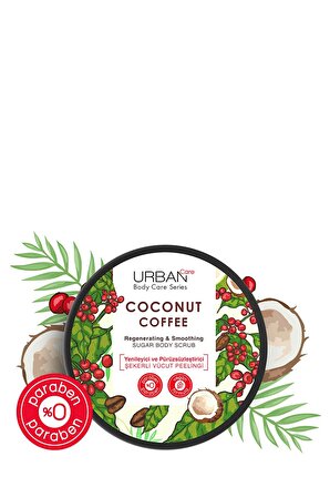 Urban Care Coconut Coffee Yenileyici ve Cilt Pürüzsüzleştirici Vücut Peeling 200ml
