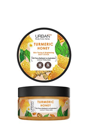 Urban Care Turmeric Honey Cilt Tonu Eşitleyici ve Aydınlatıcı Vücut Peelingi 200 ml