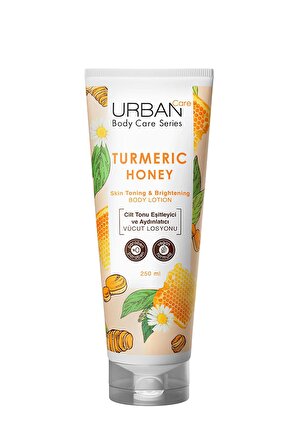 Urban Care Turmeric Honey Cilt Tonu Eşitleyici ve Aydınlatıcı Vücut Losyonu 250 ml