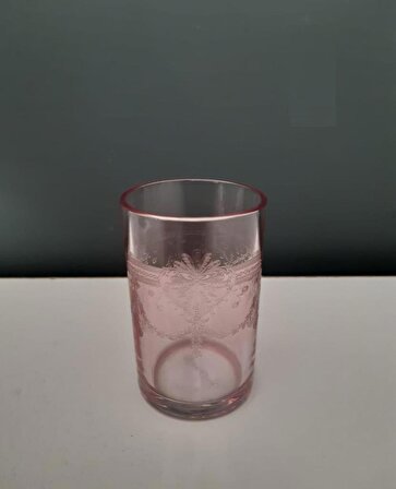 Decorium 6 lı Kahve Su Bardağı Elit Pembe
