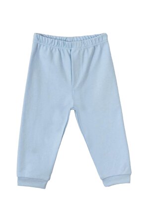 2'li Bebek Baskılı Uzun Kollu Penye Pijama Takımı - %100 Pamuk Organik Set