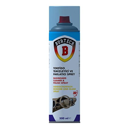 Burtech Torpido Temizleyici ve Parlatıcı Sprey 500 Ml