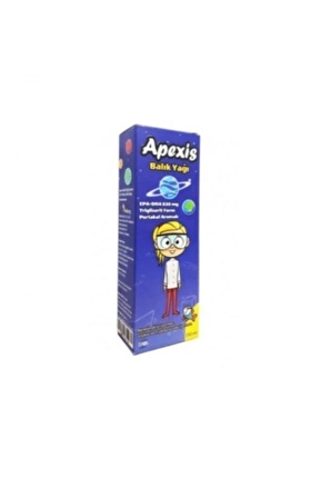 Apexis Portakal Aromalı Balık Yağı Şurubu 150 Ml