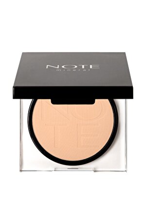 Note Mineral Powder Mat Bitişli Toz Yüz Pudrası 01