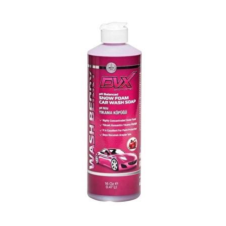 DVX Wash Berry Ph Nötr Oto Şampuanı 16 Oz 473 ml.