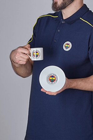 Neva N3418 Fenerbahçe Lisanslı Arma Logo 2'li Kahve Fincan Takımı Fb-ZC076TDS01
