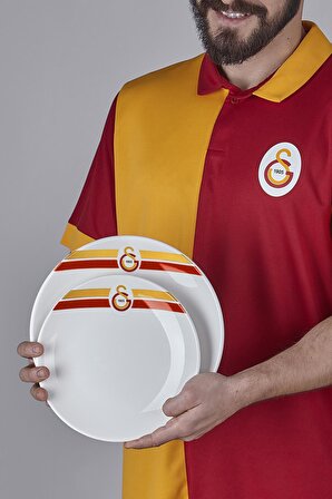 Neva N3471 Galatasaray Lisanslı Arma Logo 2'li Pasta Tabağı