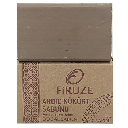 Firuze Ardıç Kükürt Sabunu 125gr Kostiksiz Doğal Sabun