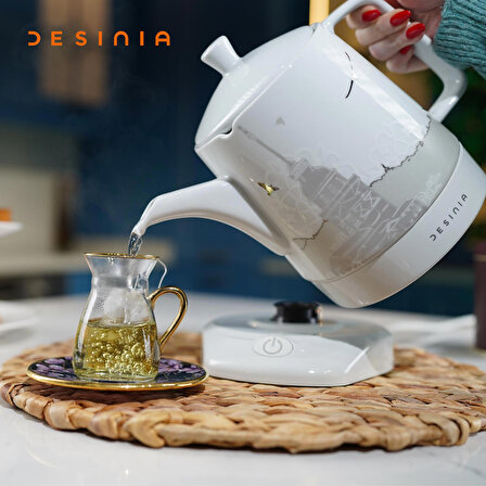 Desinia 1800 W Çay Makinesi Beyaz 