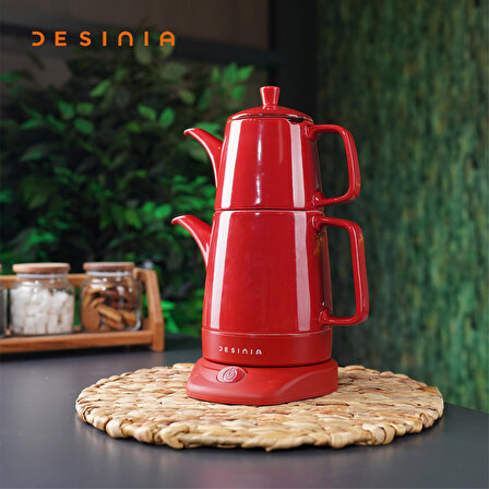 Desinia 1800 W Çay Makinesi Kırmızı 