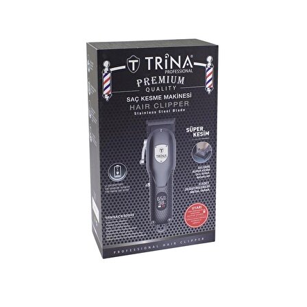 Trina TRNSACKS0045 Islak - Kuru Saç Kesme Makinesi Siyah