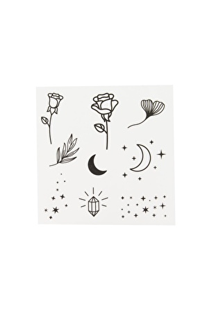 Nascita Rose & Stars Tırnak Stickerı -19