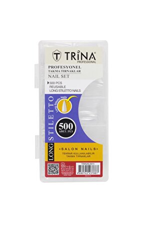 Trina  Takma Tırnak 500 ‘lü Kutulu  (Long Stiletto ) -15