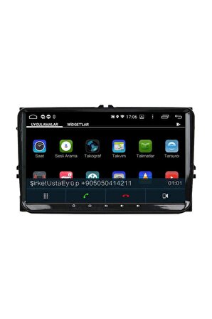 Kawai Oto Teyp Multımedıa Androıd Unıversal 2011-2014 Volkswagen Vw-1577-uv