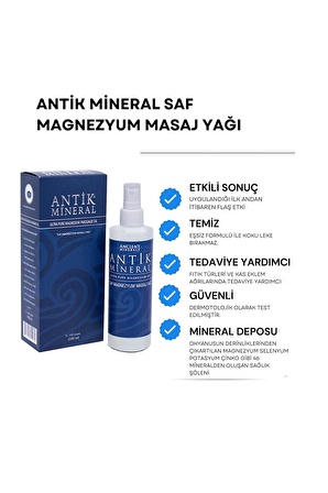 Antik Mineral Saf Magnezyum Masaj Yağı 100 ml