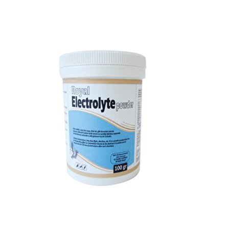 Royal İlaç Electrolyte Powder 100 Gr. Kanatlılarda Elektrolit Desteği