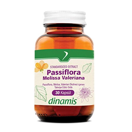 DİNAMİS Passiflora+melissa Valerian 30 Kapsül