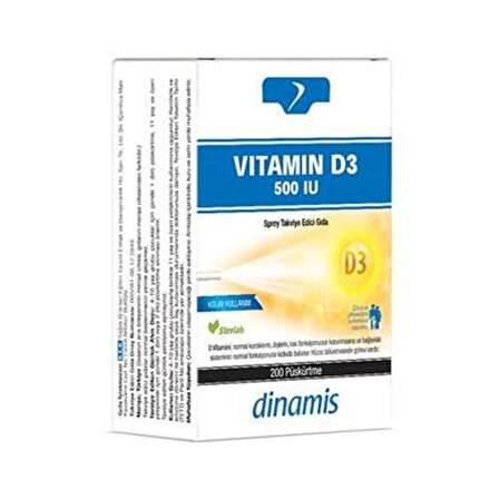 Dinamis Vitamin D3 500 IU Sprey 200 Doz