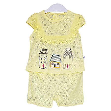 Bibaby Summer Days Bebek Takımı - 2 li - Sarı