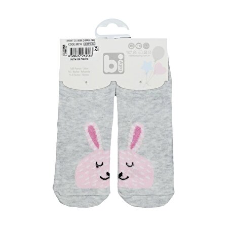 Bibaby Rabbit 2'li Bebek Çorap 68216