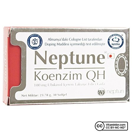 Neptune Koenzim QH 100 Mg 30 Kapsül - AROMASIZ