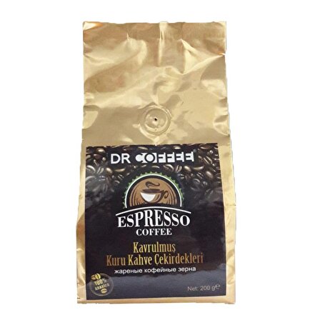 Dr Coffee Espresso Kavrulmuş Kuru Kahve Çekirdekleri 200 GR