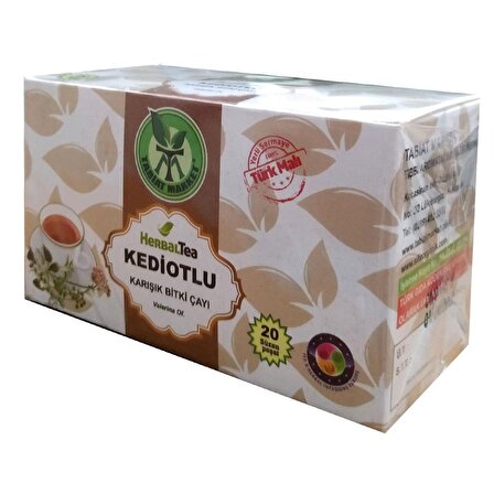 Tabiat Market Kedi Otlu Organik Bardak Poşet Bitki Çayı 20'li 