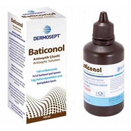 Dermosept Baticonol Antiseptik Çözelti 100 Ml