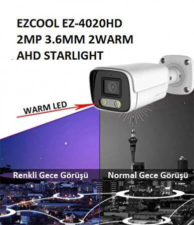 Ezcool EZ-4020HD 2 Megapiksel HD Güvenlik Kamerası
