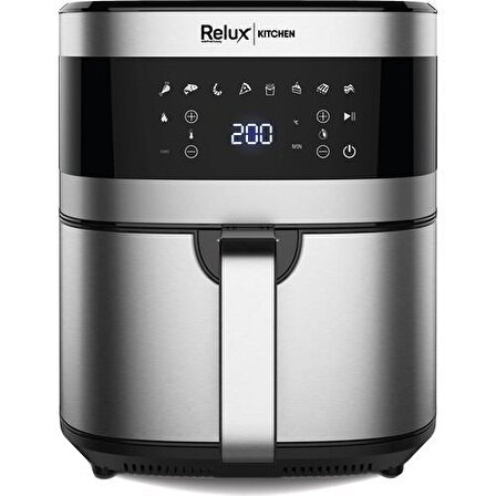 Relux RAF6500 Yağsız Airfryer Inox