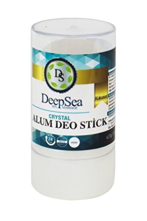 Deepsea Roll On Ter Önleyici Kokusuz Kristal Doğal Tuz Alum Deo Stick Unisex 120 Gr