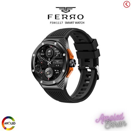 Ferro FSW1117D-G Amoled Ekran Akıllı Kol Saati