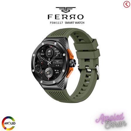Ferro FSW1117D-GY Amoled Ekran Akıllı Kol Saati