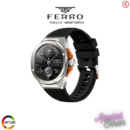 Ferro FSW1117D-J  Amoled Ekran Akıllı Kol Saati