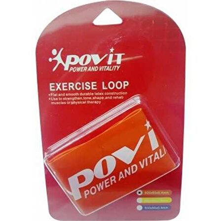 Povit Lks 85 Exercise Loop Pilates Bandı-Turuncu