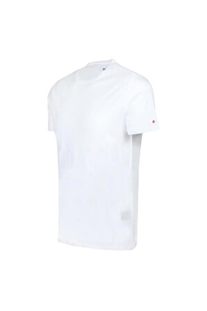 Erkek Beyaz Basic T-shirt