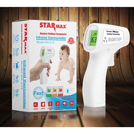 Starmax Temassız SX-213 Yeni Temassız Termometre Kızılötesi Ateş Ölçer