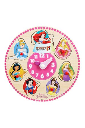 Disney Prensesleri Hayranları için Mükemmel Bir Hediye: Ahşap Bultak Tutmalı Saat Oyunu