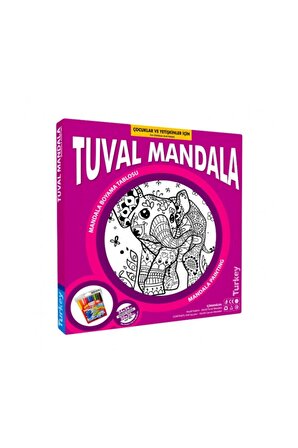 Kumtoys Fil Tuval Mandala